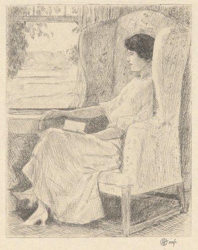 La sedia georgiana da Childe Hassam