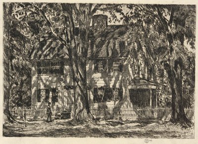 La casa di Lion Gardner, Easthampton da Childe Hassam