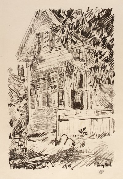 La bandiera di servizio da Childe Hassam