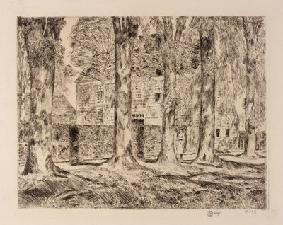 Il villaggio Elms, Easthampton da Childe Hassam