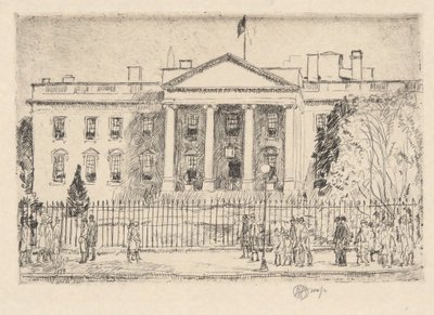 La Casa Bianca da Childe Hassam