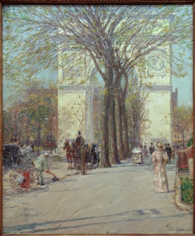 Arco di Washington, primavera da Childe Hassam