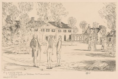 Washington a Mt. Vernon da Childe Hassam