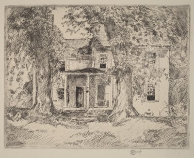 Quartier generale di Washington presso Valley Forge da Childe Hassam
