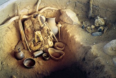 Fossa di sepoltura da Chilean School