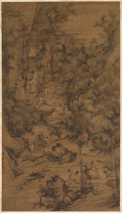 I sette saggi del boschetto di bambù da China, Qing dynasty