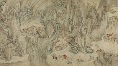 Una Caccia nelle Montagne del Cielo, tarda dinastia Ming-prima dinastia Qing da Chinese School