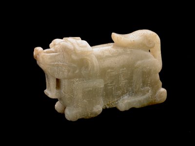 Animale reclinato, 1700-1800 da Chinese School