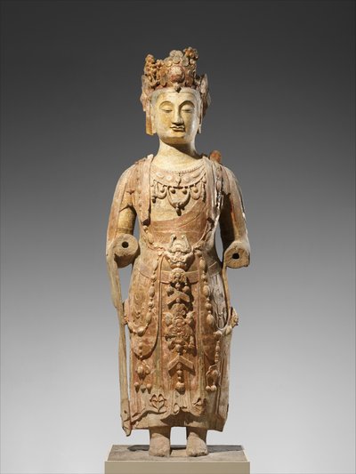Bodhisattva, probabilmente Avalokiteshvara (Guanyin), c.550-60 da Chinese School