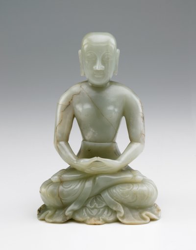 Scultura di Shakyamuni Buddha come asceta, XVII-XVIII secolo da Chinese School