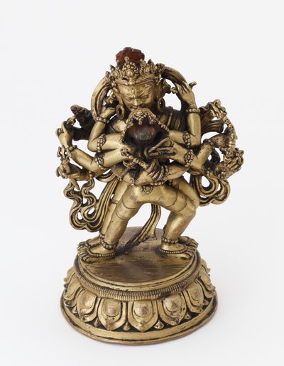 Chakrasamvara Padre-Madre a quattro braccia, fine XVII-prima metà del XVIII secolo da Chinese School