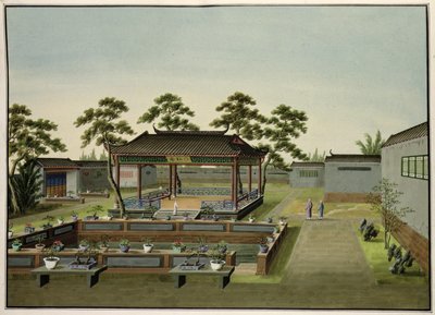 Scena di giardino, c.1820-40 da Chinese School