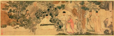 Raccolta di letterati a Qinglin da Chinese School
