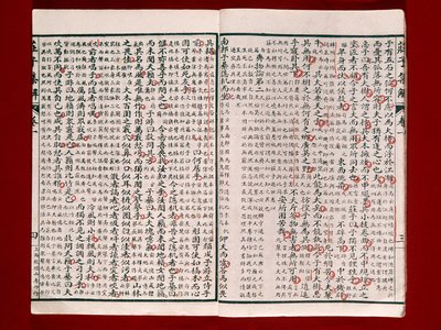 Pagina da un libro di poesie di Chuang-Tzu da Chinese School