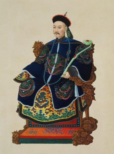 Ritratto di un Mandarino da Chinese School