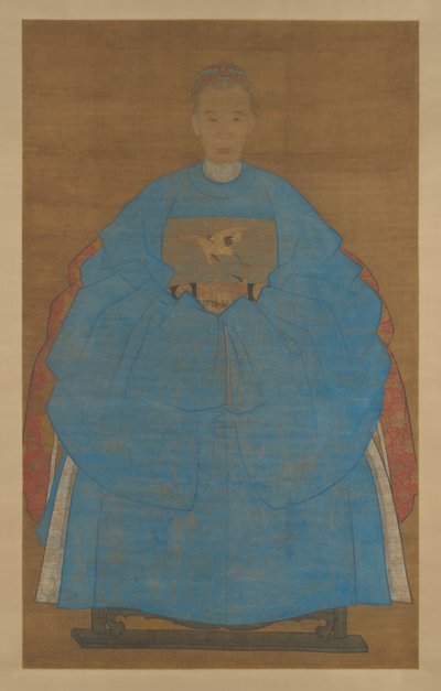 Ritratto di una vecchia signora da Chinese School