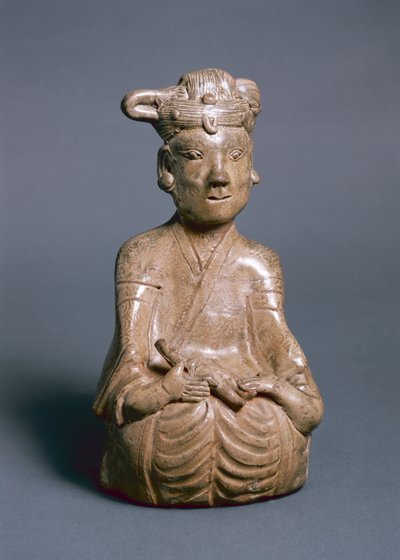 Figura seduta, Jin Occidentale, 265-316 da Chinese School