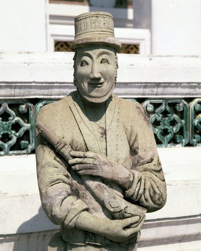 Statua di un soldato europeo da Chinese School