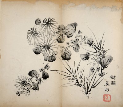 Stampe dello Studio dei Dieci Bambù, 1643 da Chinese School