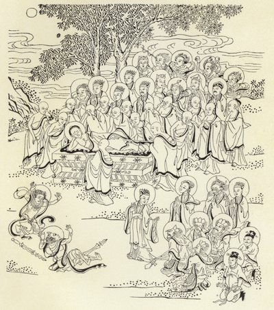 La morte di Buddha da Chinese School