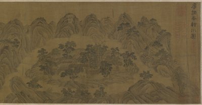 La villa di Wangchuan, dinastia Ming o Qing da Chinese School