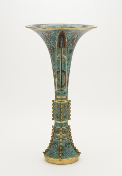 Vaso a forma di gu arcaico, 1662-1722 da Chinese School