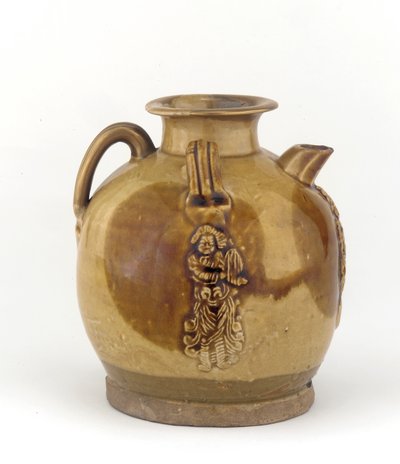 Brocca in ceramica Wajiaping, IX secolo da Chinese School