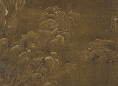 Paesaggio invernale, dinastia Ming o Qing, XV-XVIII secolo da Chinese School