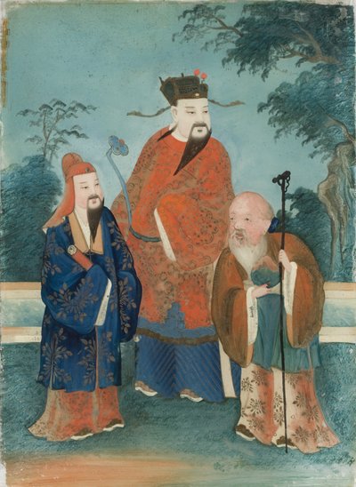 Tre figure maschili da Chinese School Chinese School