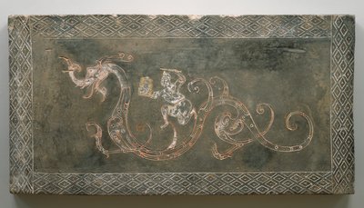 Mattone di Tomba, 206 a.C.-9 d.C. da Chinese School Chinese School