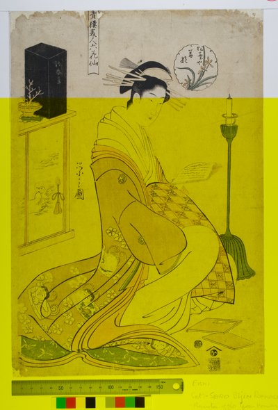 Bellezze delle serre come i Sei Poeti (Seiro bijin rokkasen) da Chobunsai Eishi