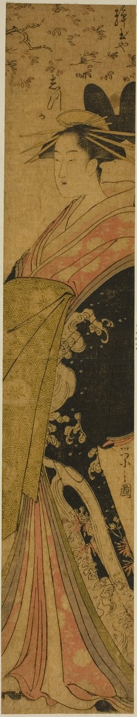 La Cortigiana Shizuka dello Shizutamaya da Chobunsai Eishi