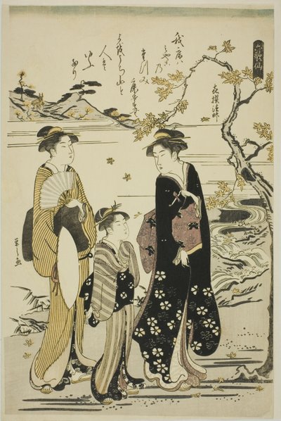 Il sacerdote Kisen, dalla serie "Sei poeti immortali (Rokkasen)" da Chobunsai Eishi