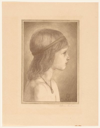 Ritratto di una ragazza sconosciuta da Chris Lebeau (signed by artist)