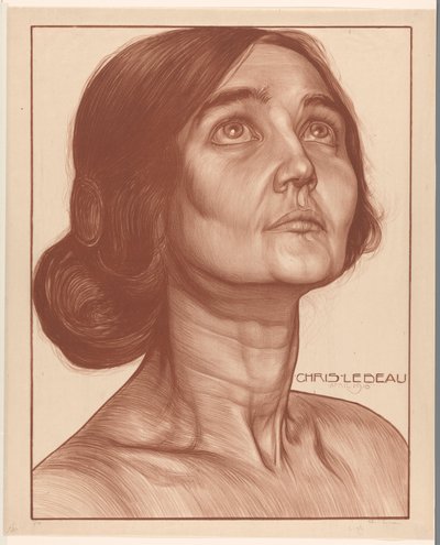 Ritratto di una donna da Chris Lebeau (signed by artist)