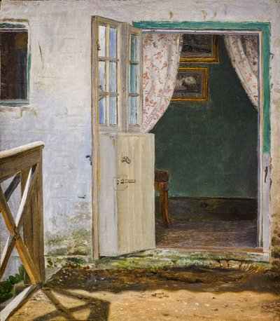 Ingresso del giardino della canonica di Hellested da Christen Dalsgaard