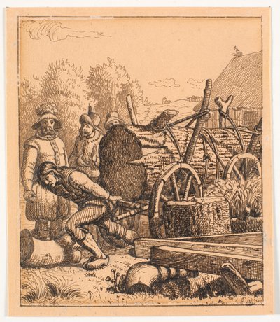 Illustrazione per St. St. Blicher, Le tre vigilie da Christen Dalsgaard