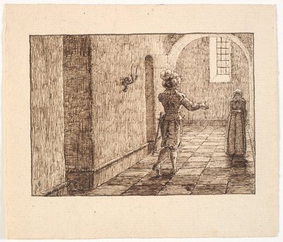 Illustrazione per St. St. Blicher, Le tre vigilie da Christen Dalsgaard