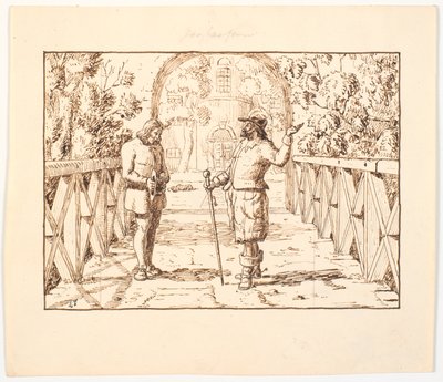 Illustrazione per St. St. Blicher, Le tre vigilie da Christen Dalsgaard