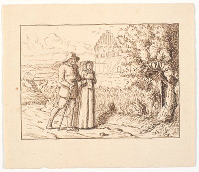 Illustrazione per St. St. Blicher, Le tre vigilie da Christen Dalsgaard