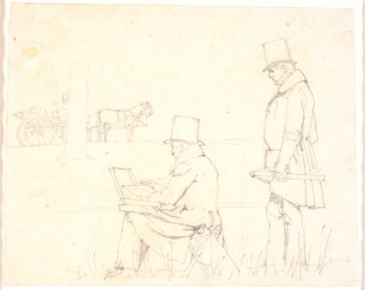 Eckersberg e Marstrand in viaggio di studio da Christen Købke