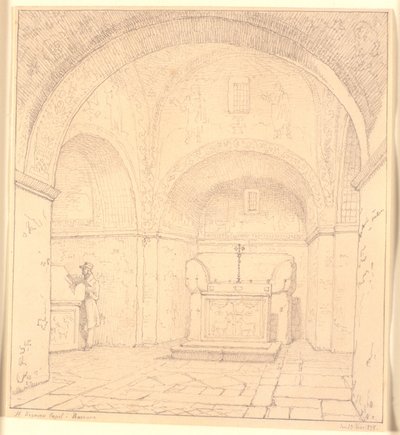 Tomba di Galla Placidia nella Cappella di San Nazareo a Ravenna da Christen Købke