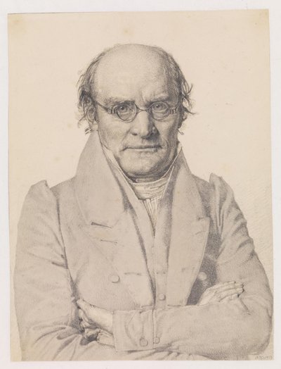 Ritratto del Professor Frederik Christian Sibbern da Christen Købke