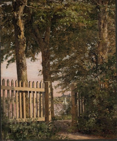 Il cancello del giardino della casa dell
