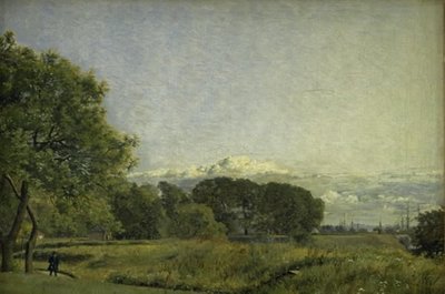 Vista dalle mura della Cittadella verso la batteria di Trekroner da Christen Købke