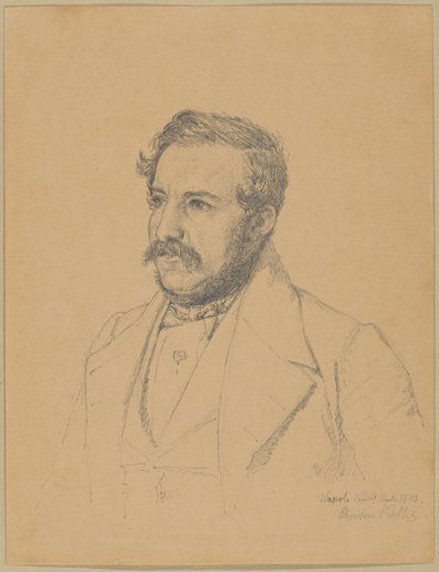 Ritratto di Christophe Louis Engelhard Dalgas da Christen Købke