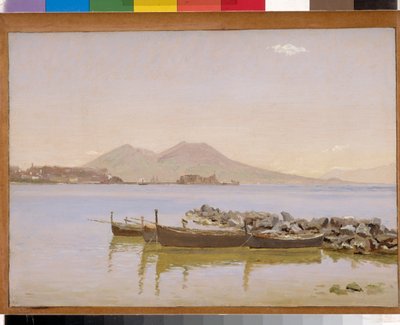 Il Golfo di Napoli con il Vesuvio sullo sfondo da Christen Købke
