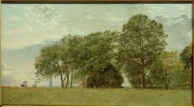 Il muro del castello sul lato rivolto verso la città da Christen Schjellerup Købke