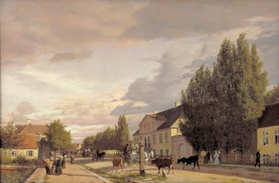 Vista mattutina di Østerbro da Christen Schjellerup Kobke