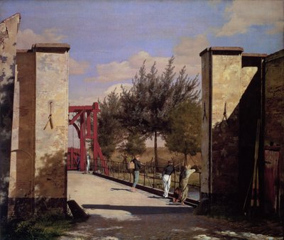 La Porta Nord della Cittadella, 1834 da Christen Schjellerup Kobke